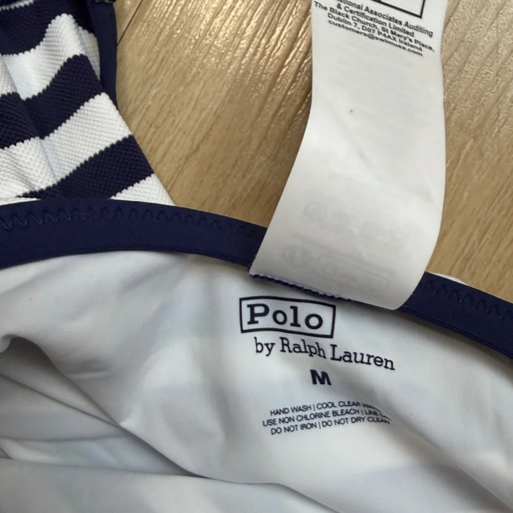 Polo Ralph Lauren Stripe Scoop One-Piece Swimsuit
